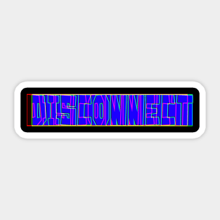 Disconnect Sticker